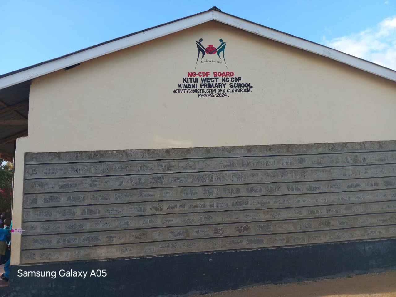 Classroom constructed by CDF